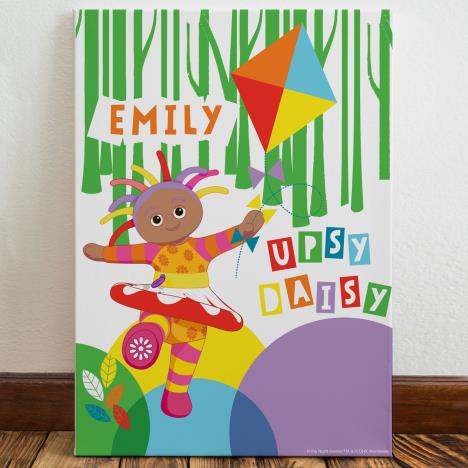 Personalised Upsy Daisy Kite Canvas Print Extra Image 1